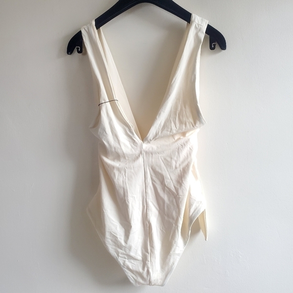 New Tavik Cindy Plunge Neck Bone One-Piece Swimsuit NWT Size Large - Picture 12 of 13